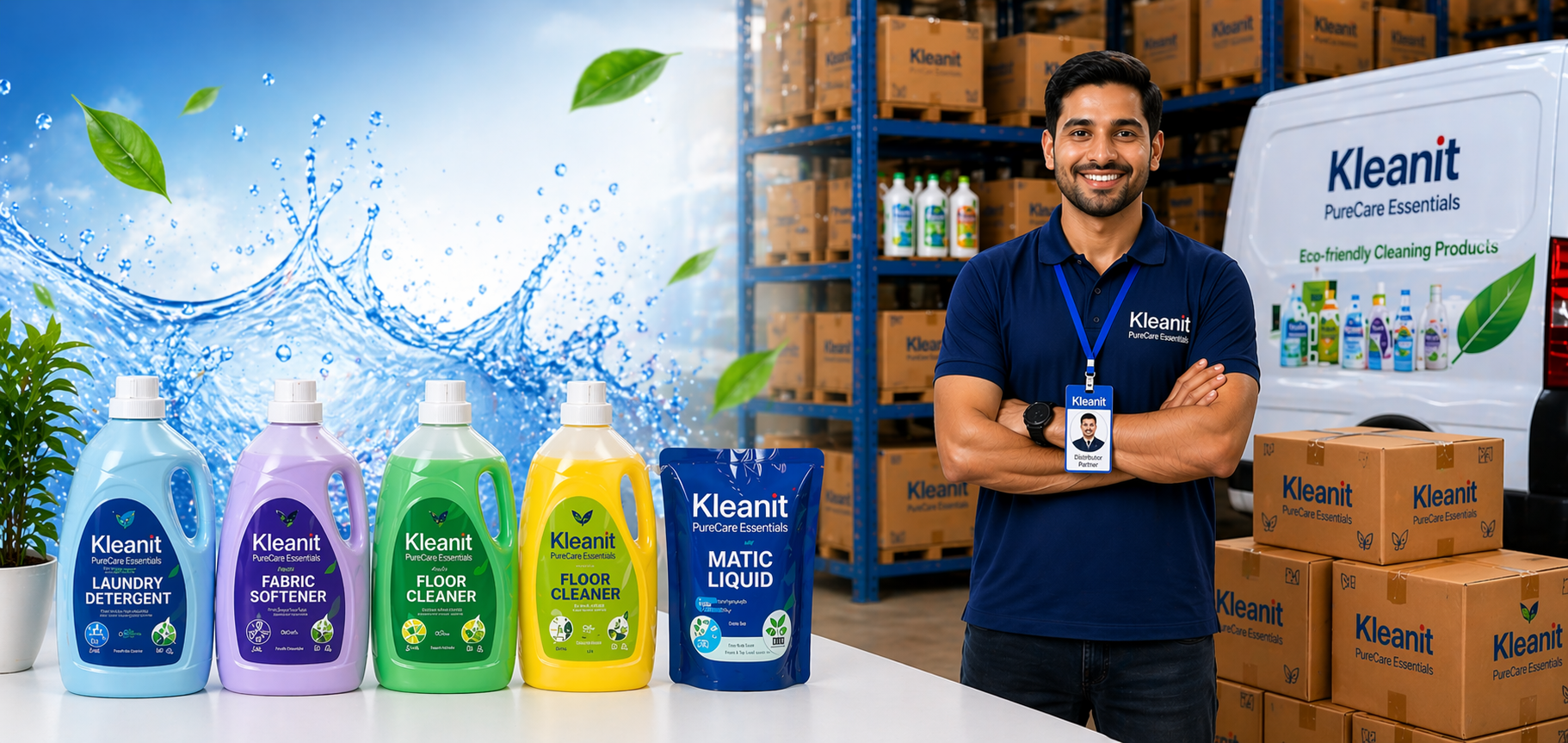 Kleanit PureCare Essentials Distributor Hero Banner