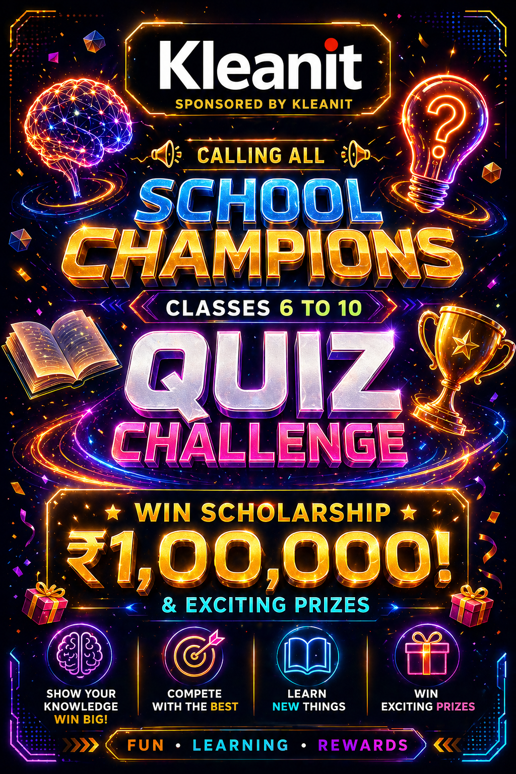 Kleanit Quiz Wizard Challenge poster